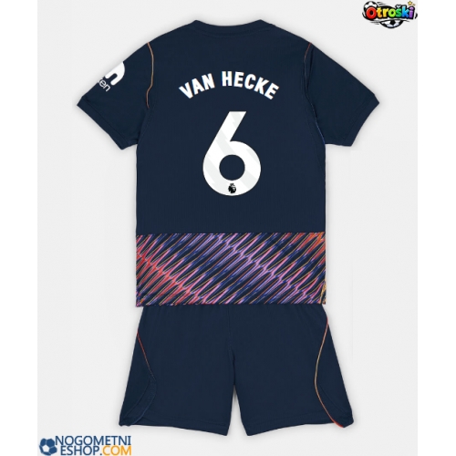 Otroški Nogometni dresi Tottenham Hotspur Jan Paul van Hecke #6 Gostujoči 2026-27 Kratek Rokav (+ Kratke hlače)